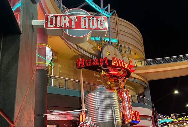 Dirt Dog Located near Heart Attack Grill on Fremont Street