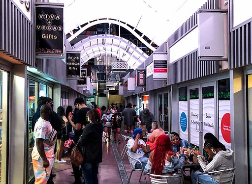 Street Food-Style Dirt Dog Inside Grand Bazaar Shops Las Vegas