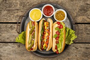 Vegetarian or Vegan Hot Dog