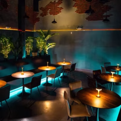Private Seating Area for Special Occasions at Dirt Dog LA