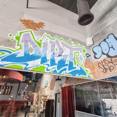 Private Industrial-Style Compound Event Space at Dirt Dog Las Vegas
